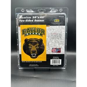 Baylor Bears 28x40 Two-Sided Banner NCAA BSI Licensed College Wall Decor New